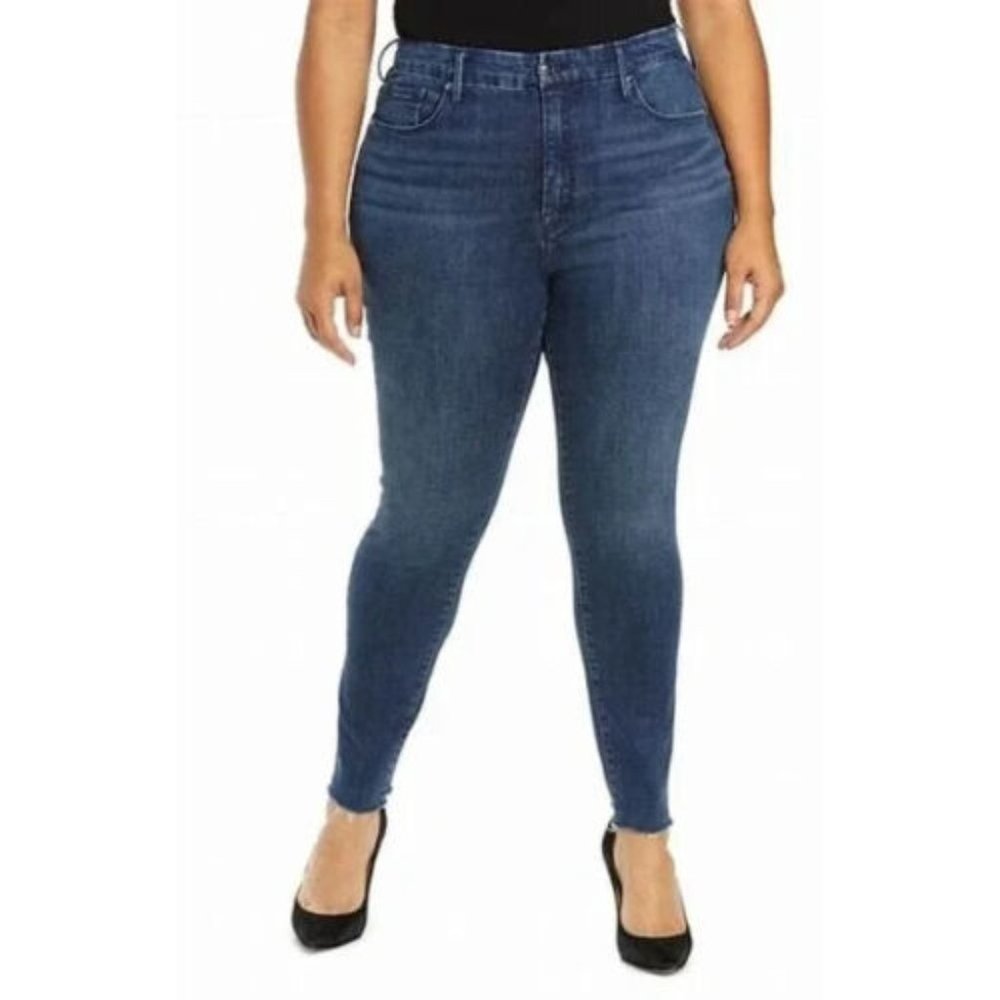 Good American Good Legs Skinny Jeans Size 20 Stretch Denim